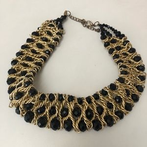 Black and gold necklace